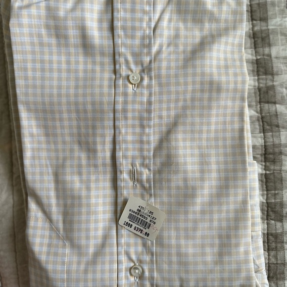 CANALI CHECKED COTTON SHIRT WITH RELAXED FIT - Picture 2 of 3